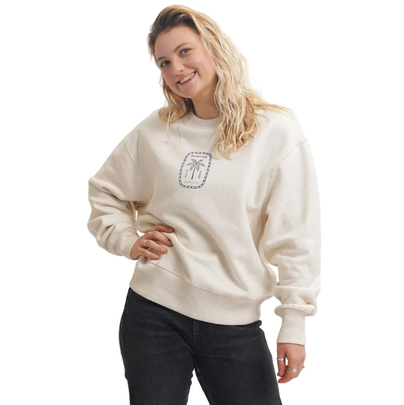 Sorted Surf Shop Relaxed Sweater 2021 - Cream - Front