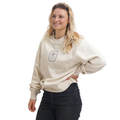 Sorted Surf Shop Relaxed Sweater - Cream