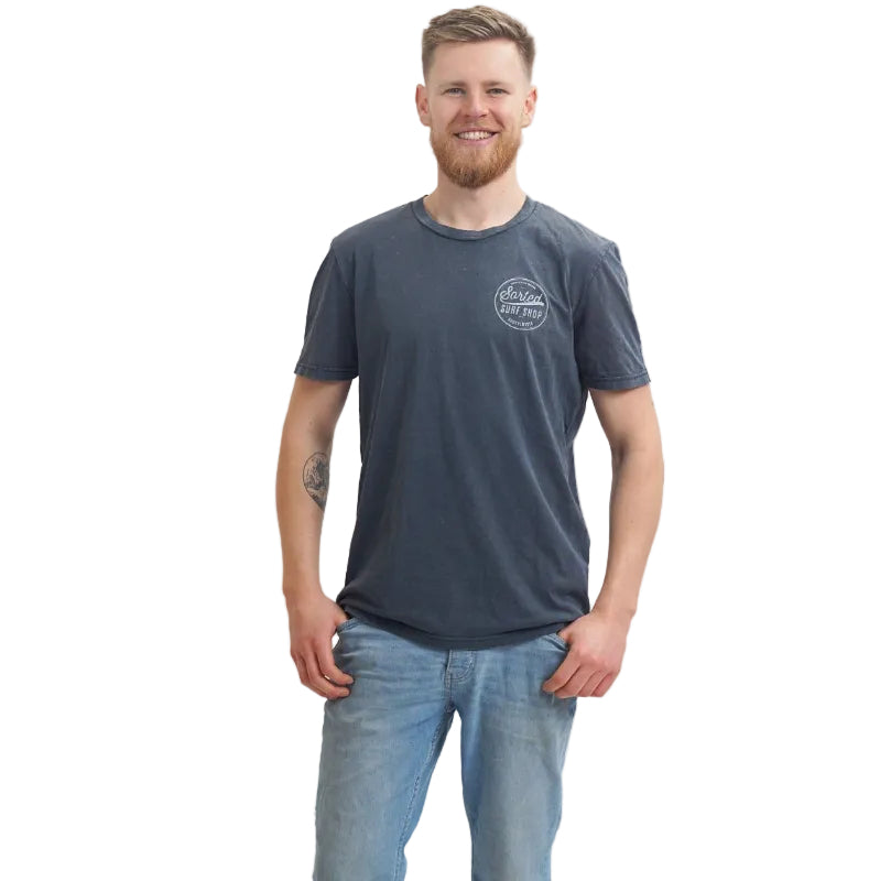 Sorted Surf Shop Circle Unisex T-Shirt - Blue