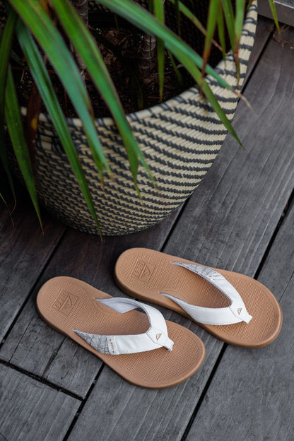 Reef Women's Santa Ana Flip-Flops - Cloud