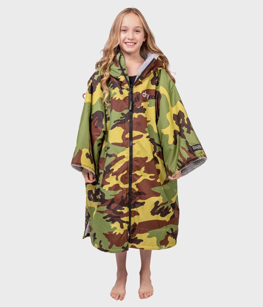 Dryrobe Kids - Camo Grey