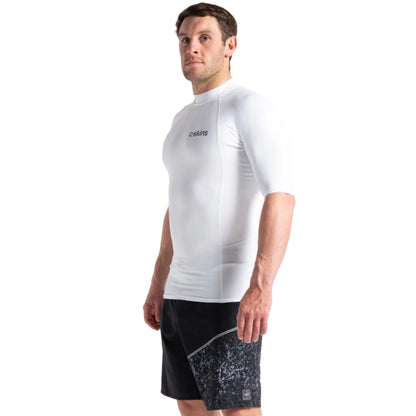 C-Skins UV Basics Men's Short Sleeve Vest in white