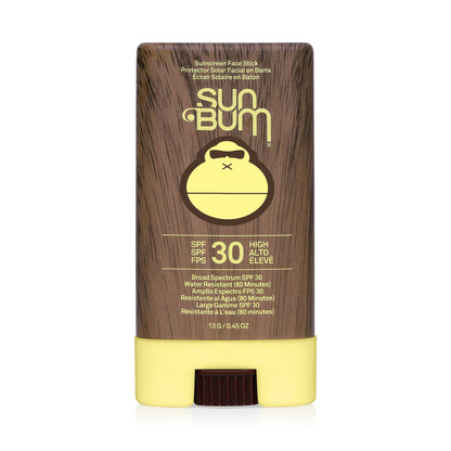 Sun Bum Original SPF 30 Sunscreen Face Stick label