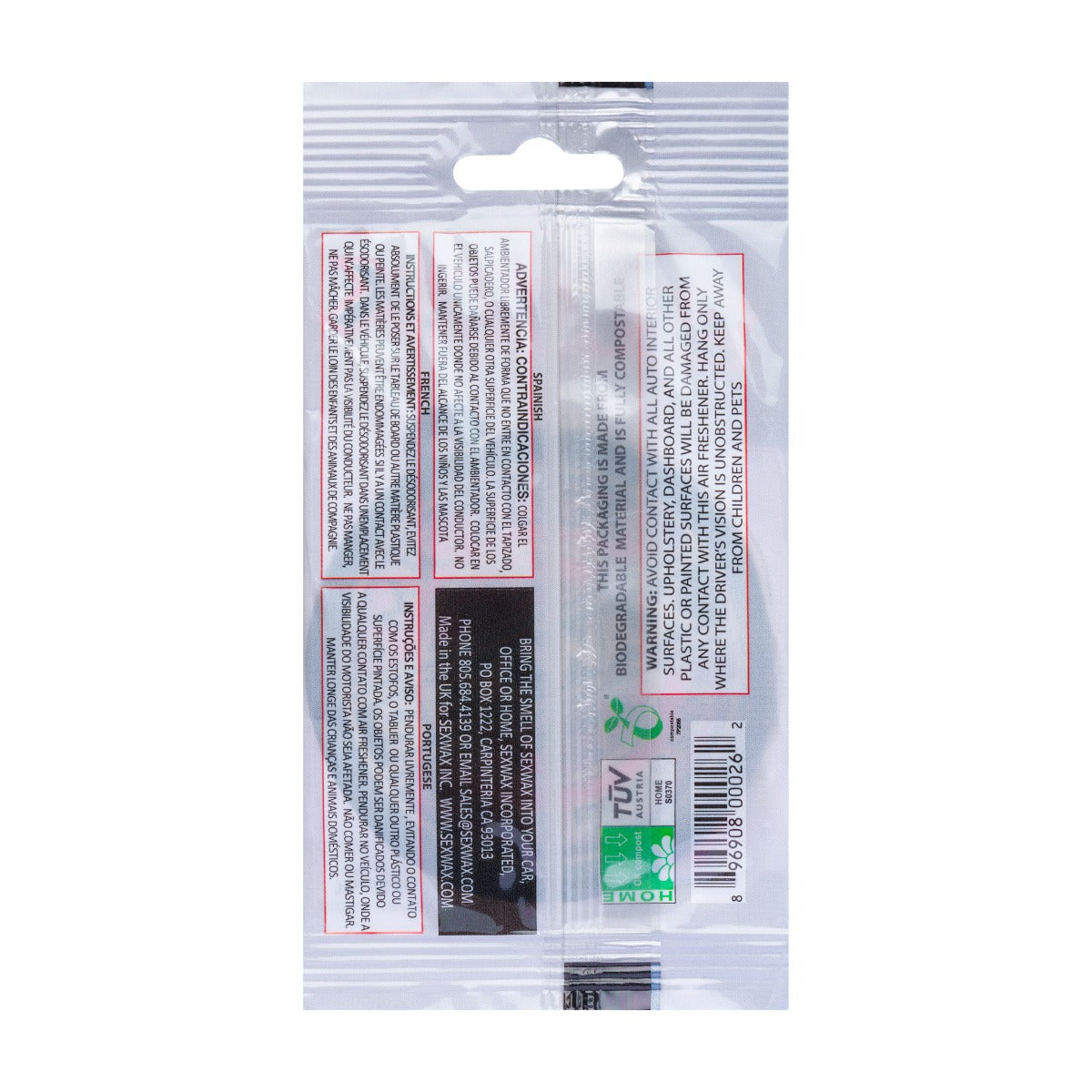 Sex Wax Air Freshener - Strawberry
