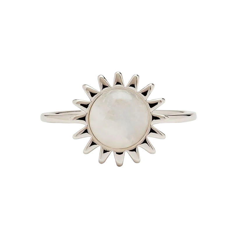 Pura Vida Sunshine Ring in Silver - Full View