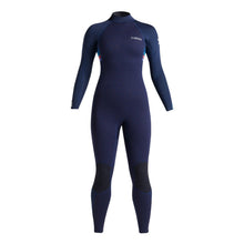 C-Skins Surflite 4/3mm Womens GBS Back Zip Wetsuit in Slate / Multi Colourway