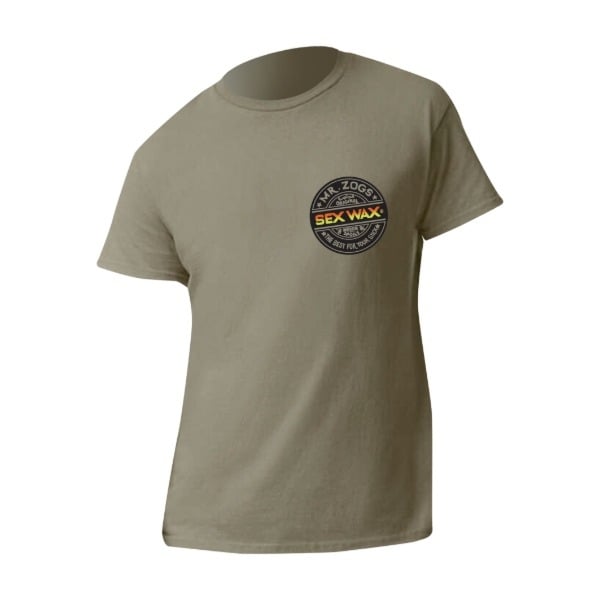 Sexwax Word Fade Orange Tee - Prairie Dust