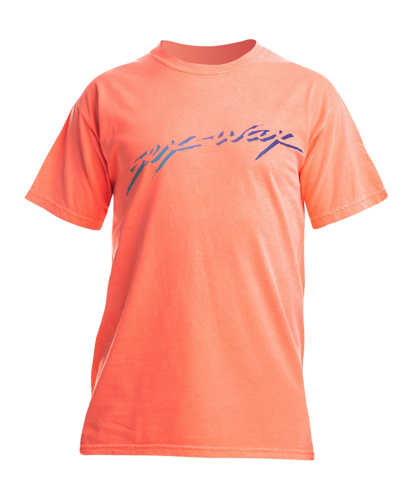Sex Wax Neon Script Tee Shirt - Orange