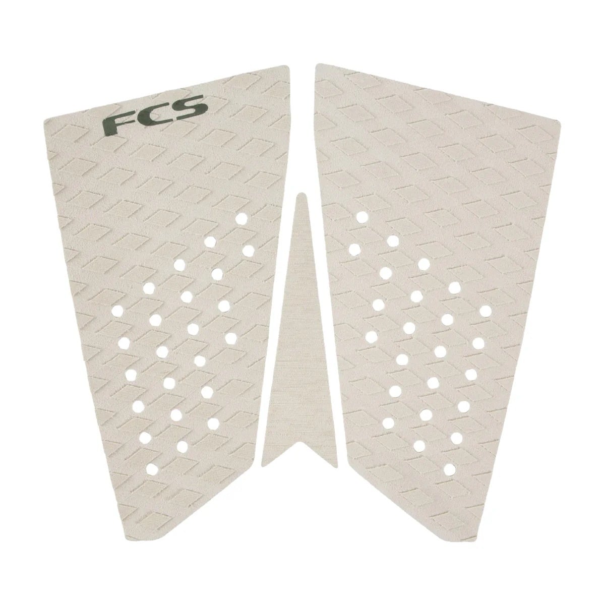 FCS T-3 Fish Eco Traction Pad in Warm Grey/Alpine