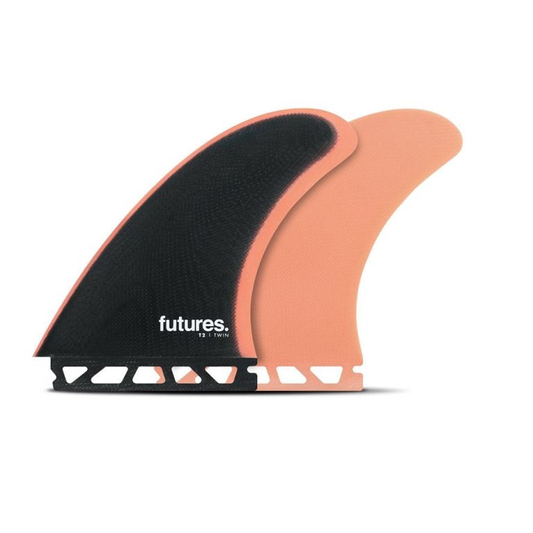 Futures T2 Twin Fins - Rose - Full View
