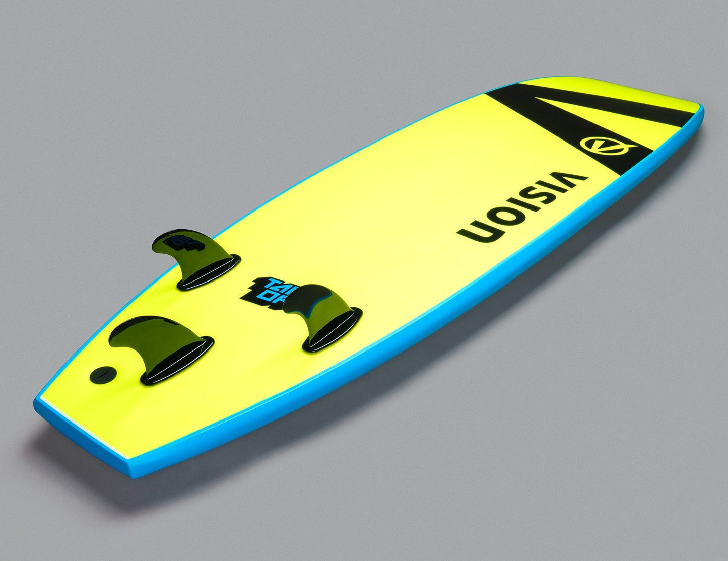 Vision TakeOff 7'0 Surfboard XPS - Cyan/Flash Green