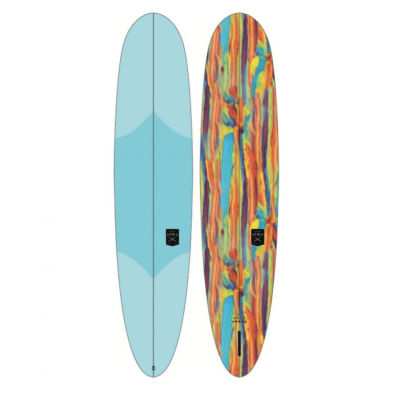 Ocean and Earth The General Epoxy Soft  8'6" Longboard 2021 - Sky Blue - Full View