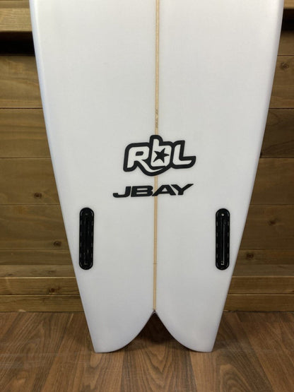 Rebel Retro Fish Surfboard - White