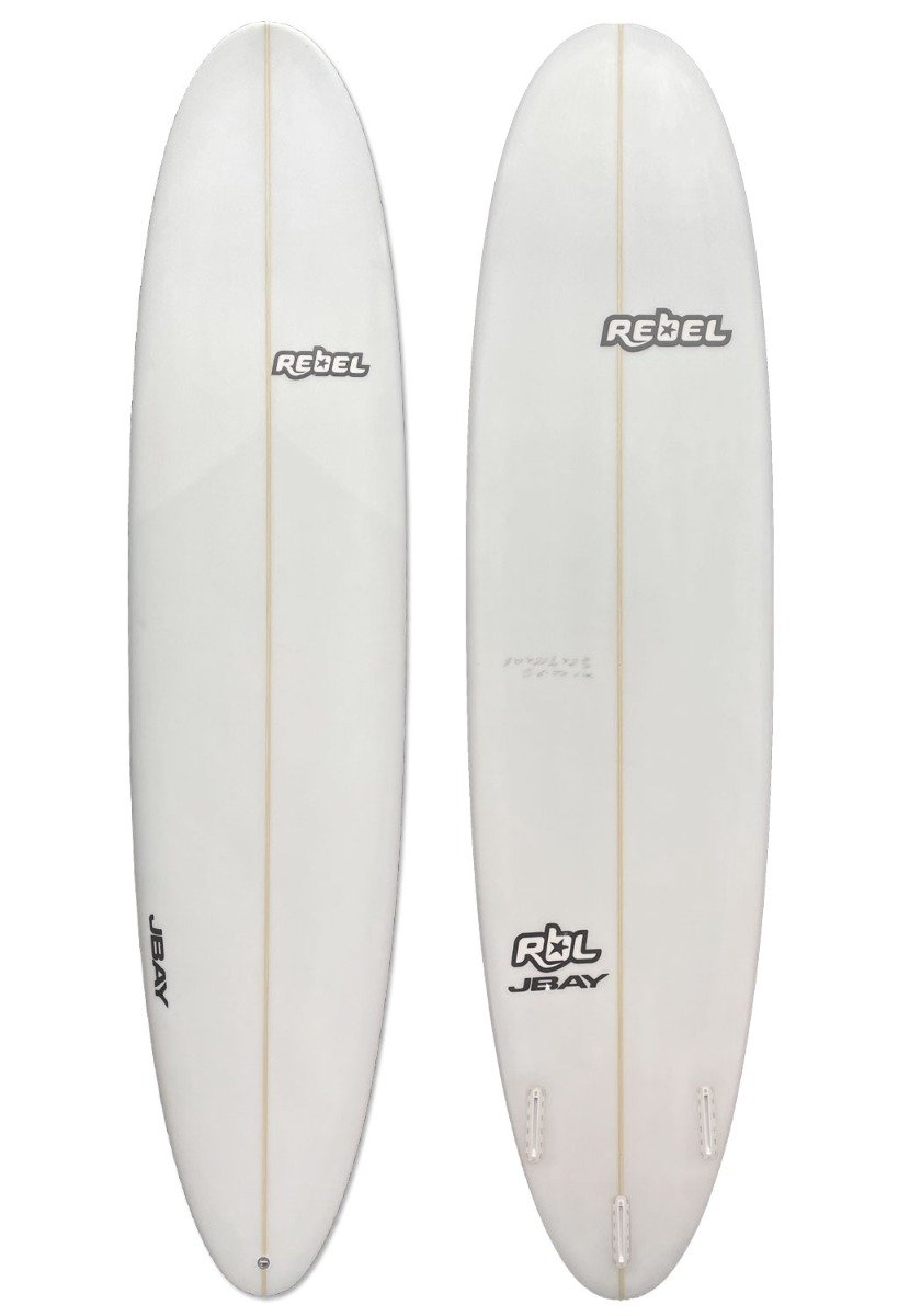 Rebel Mini Mal  Futures Surf Board - Clear