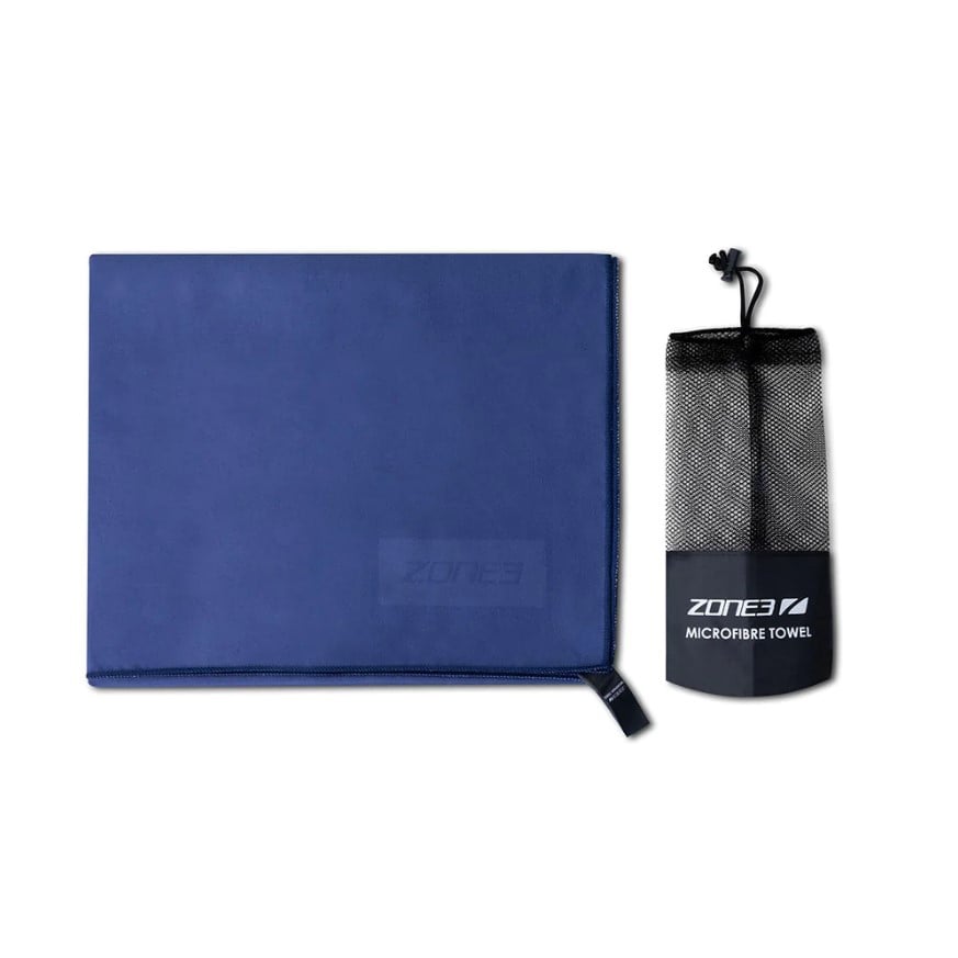 ZONE3 Large Microfibre Towel - Blue