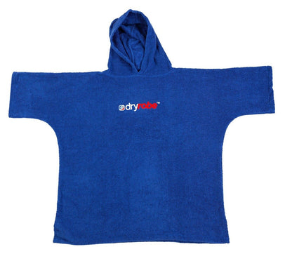 Dryrobe Organic Cotton S/S Towel Robe - Kids 5-9 - Royal Blue