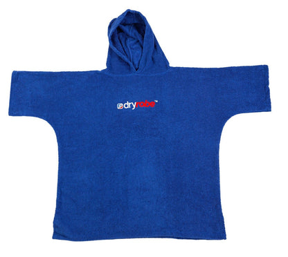 Dryrobe Organic Cotton S/S Towel Robe - Kids 10-13 - Royal Blue