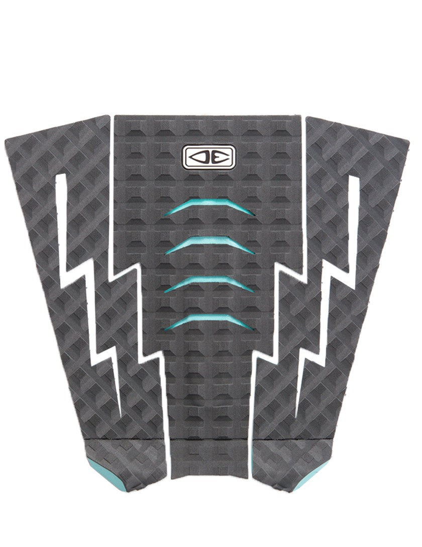 Ocean and Earth Bolt 3 Piece Surfboard Tail Pad  Charcoal - One Size - Top