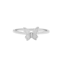 Pura Vida Butterfly in Flight Ring - Silver