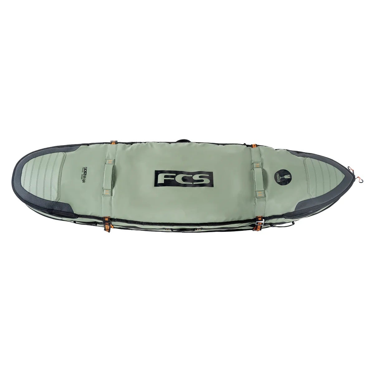 FCS Travel 3 Shortboard/Fish Board Cover in Alpine
