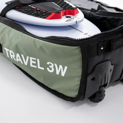 FCS Travel 3W Shortboard/Fish Wheelie Board Bag - Alpine