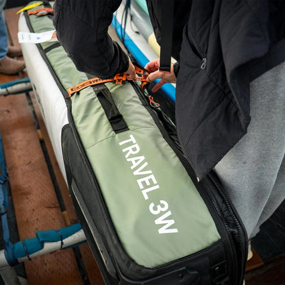 FCS Travel 3W Shortboard/Fish Wheelie Board Bag - Alpine
