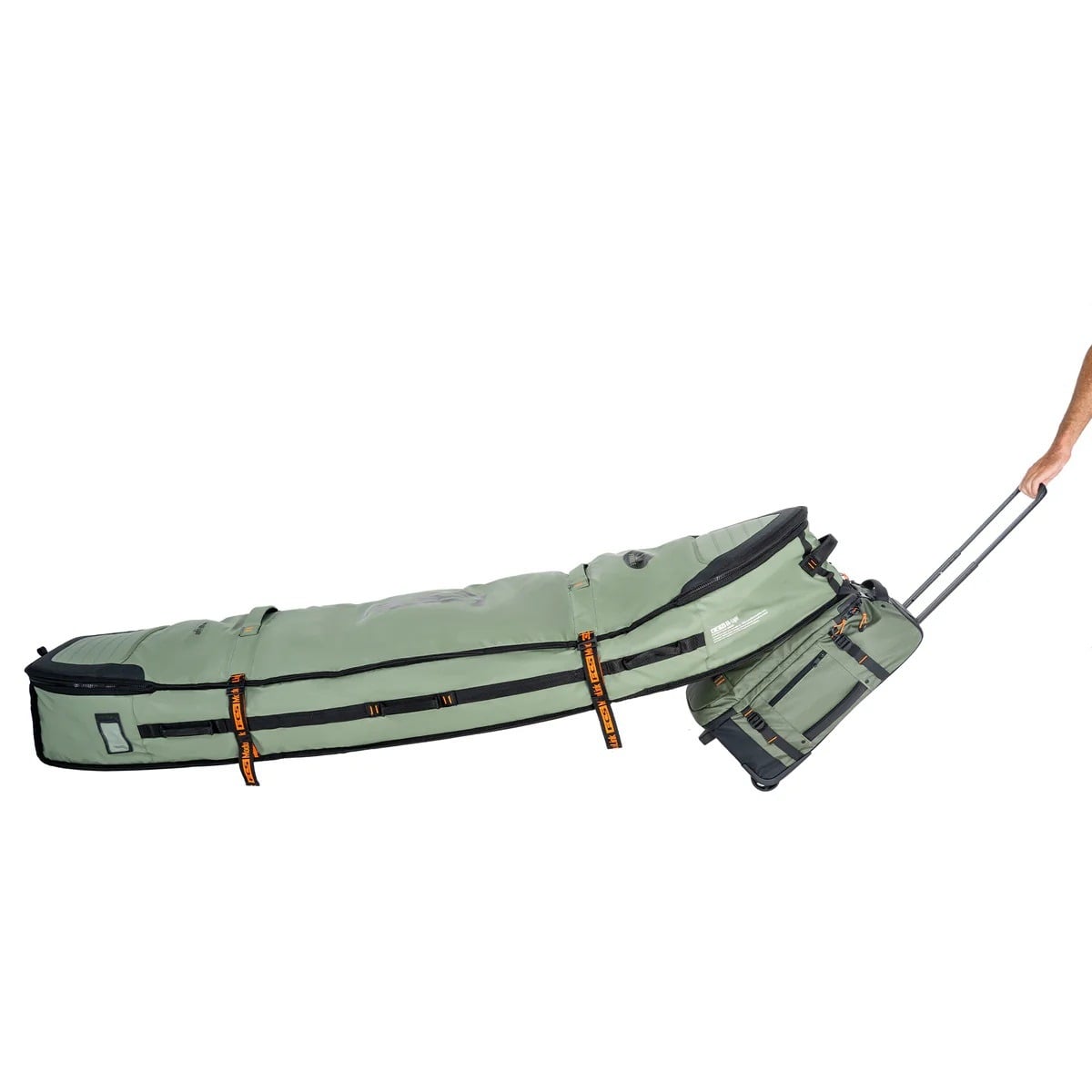 FCS Travel 3W Shortboard/Fish Wheelie Board Bag - Alpine