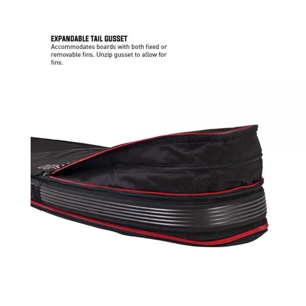 Ocean & Earth Triple Compact Fish Cover - Black / Red