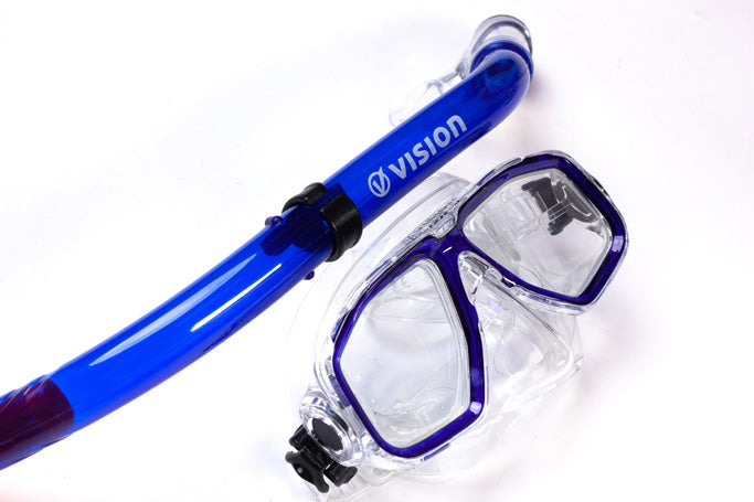 Vision Dive Adult Silicone Mask & Snorkel Set