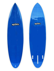 Planche de surf mid-length Rebel 6ft 8 Resin Tint - Resin Blue