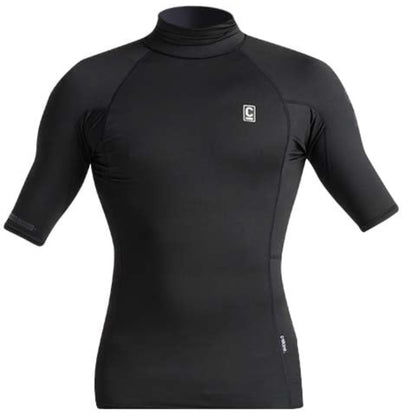 C Skins NuWave Rash X Mens Rash Vest in Black