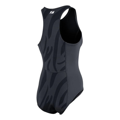 ZONE3 Women's Yulex Sleeveless 1.5mm Front Zip Swimsuit - Obsidian