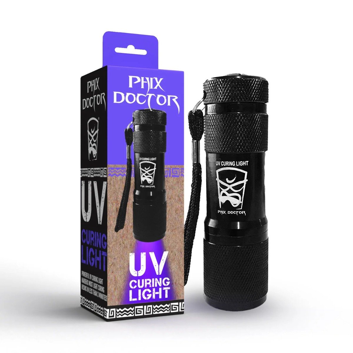 Phix Doctor 9 LED UV Curing Light 2021 - Black - Full View