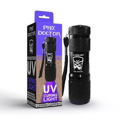 Phix Doctor 9 LED UV Curing Light 2021 - Black - Full View