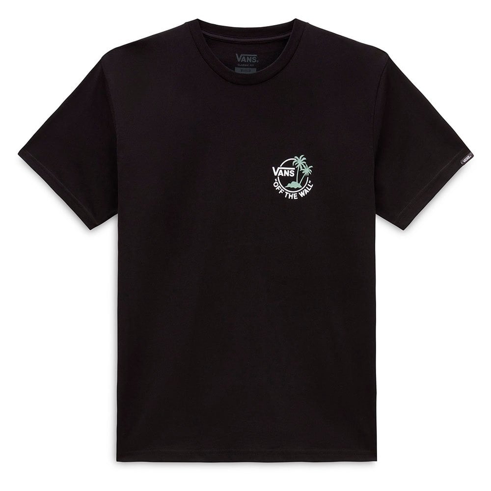 Vans Classic Mini Dual Palm Mens Short Sleeve T-Shirt - Black/Iceberg Green