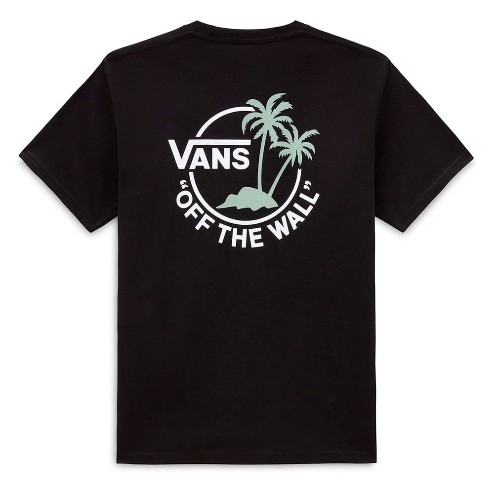 Vans Classic Mini Dual Palm Mens Short Sleeve T-Shirt - Black/Iceberg Green