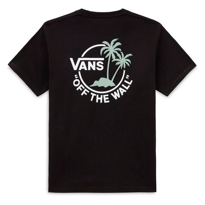 Vans Classic Mini Dual Palm Mens Short Sleeve T-Shirt - Black/Iceberg Green