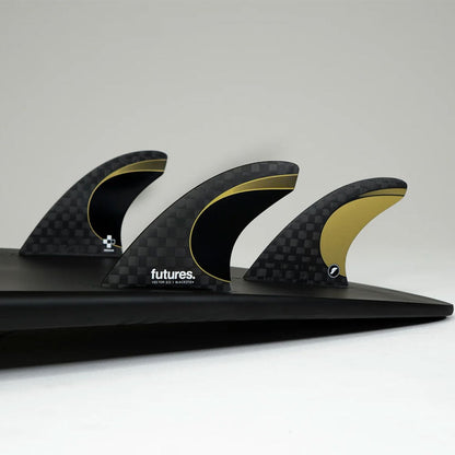 Futures Vector 3/2 Blackstix+ Thruster Fins - Medium