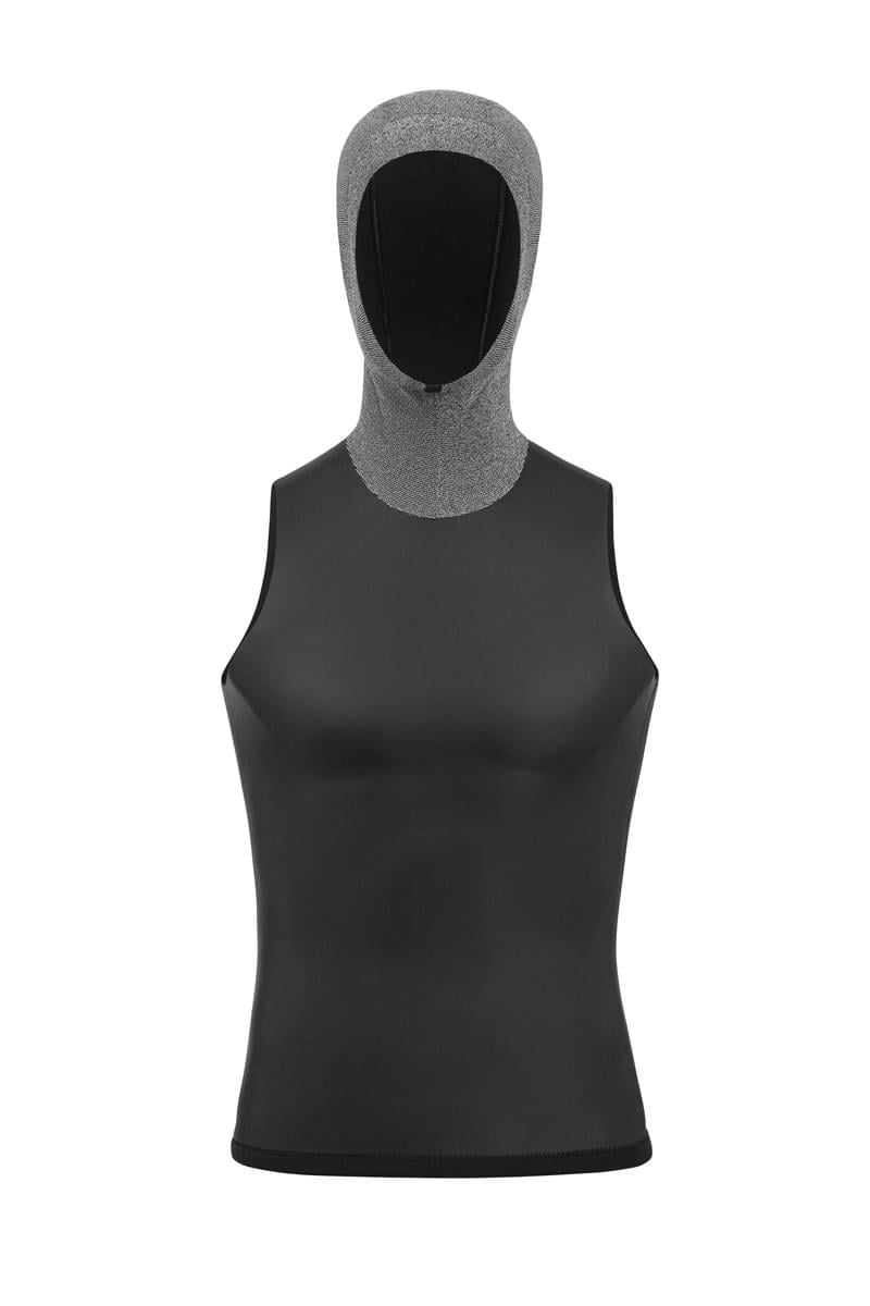 Orca Heatseeker Vest with Hood 3mm - Black