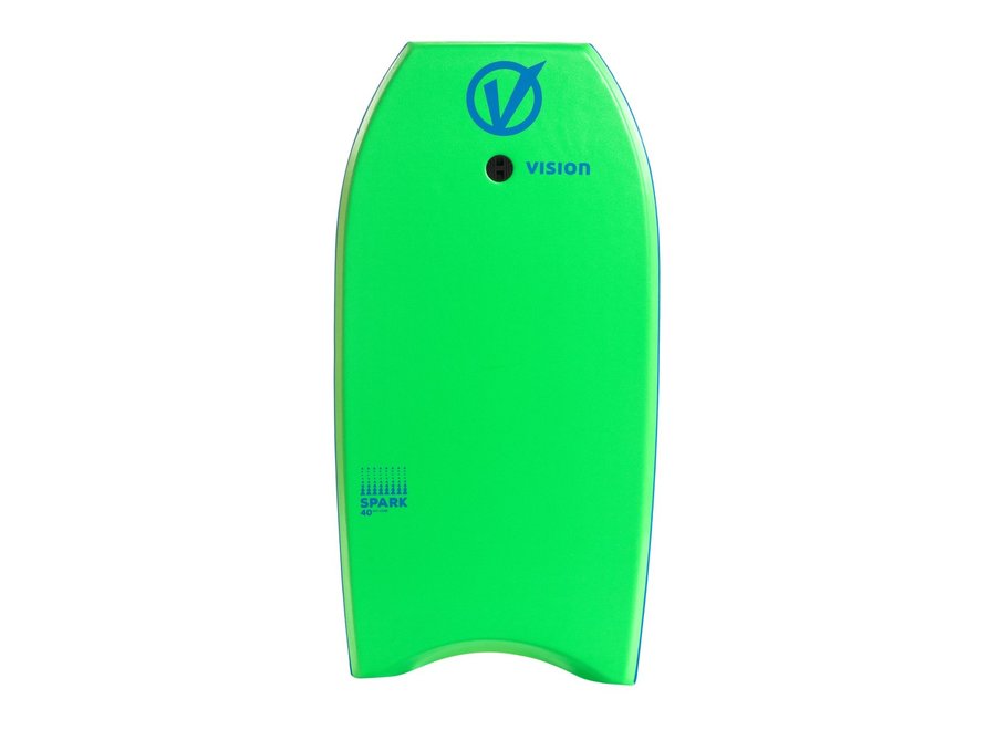 Vision Spark 40" Bodyboard 2021 - Green/Blue - Full View