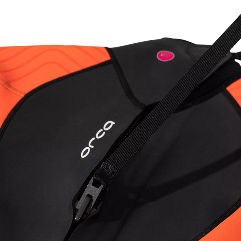 Orca Vitalis Hi-Vis Men's Openwater Swim Wetsuit 2026 - Black/Orange