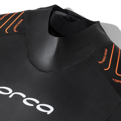 Orca Vitalis Thermal Men's Openwater Swim Wetsuit 2026 - Black/Orange