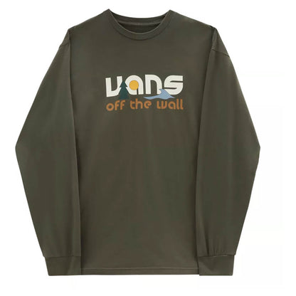 Vans Coastal Vintage Long Sleeve T-Shirt - Grape Leaf - Buy online today