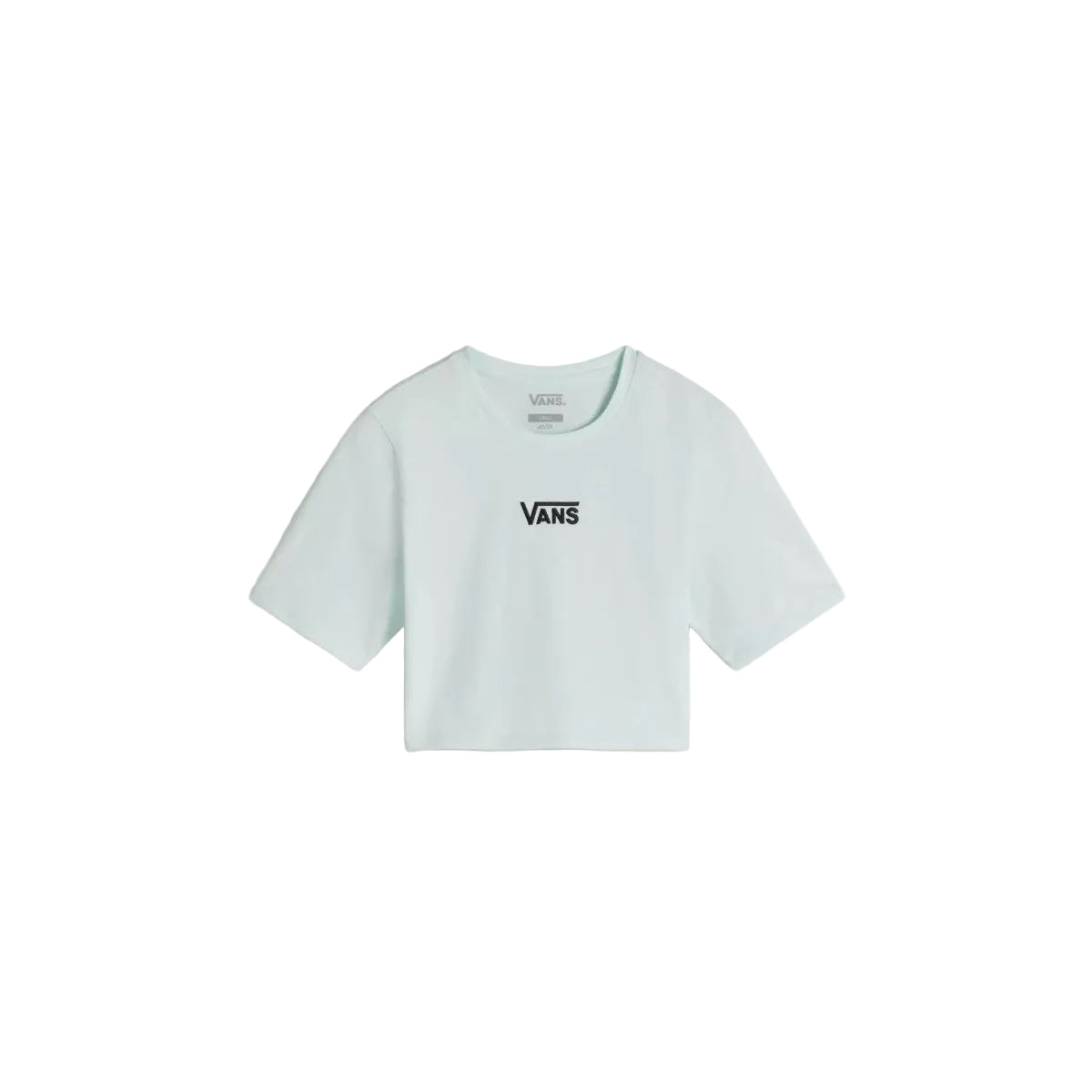 Vans Flying V Crew Crop Tee II in Hint of Mint