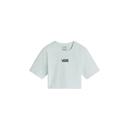 Vans Flying V Crew Crop Tee II in Hint of Mint
