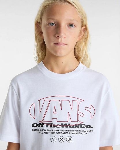 Vans Kids Kids Major Type T-Shirt - White