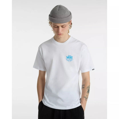 Vans MN Holder ST Classic Tee - White / Malibu Blue