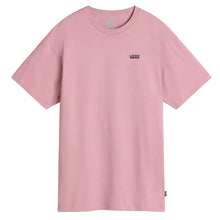 Vans Left Chest Logo Tee in Pink Dawn