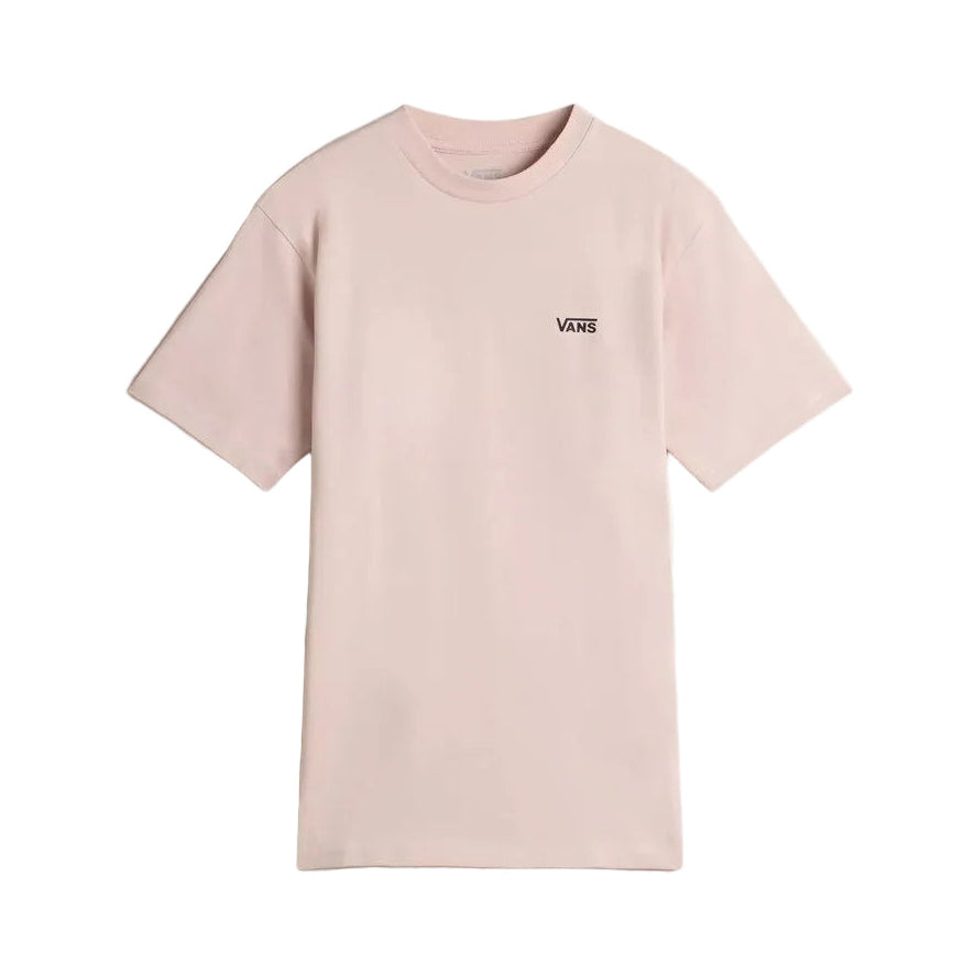 Vans Womens Left Chest Embroidered Logo T-Shirt in Sepia Rose