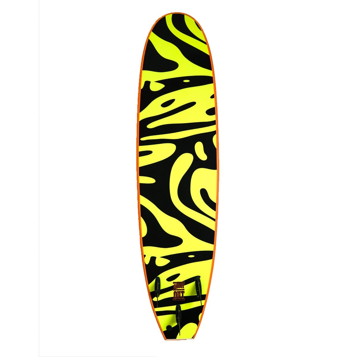 Vision VCT Shoot Out 7'0" Softboard - Orange/ Flash Green - Bottom